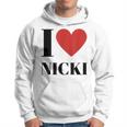 Name Geschenke Idee Lustig Nicki Kapuzenpullover