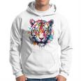 Obra De Arte De Tigre Colorido Animal Arte Tigre Sudadera