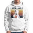 Odio A La Gente Bull Terrier Odio Retrointage Sudadera