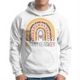 Profesor Infantil 100º Día De Escuela Arco Iris Sudadera