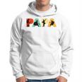 Retro Gitarre Papa Lustiger Papa Gitarrenspieler Kapuzenpullover