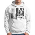 Rifles Matter Pro Gun Rights Camo Usa Flag Hoodie