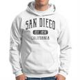 San Diego California Distressed Sports Hoodie