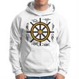 Ships Wheel & Rope Knots Sailors Nautical Yachting Hoodie