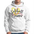 Softball Poppy Heart Ball Poppy Pride Hoodie