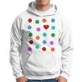 Spotty Dots Spots & Heart Yellow Men Women Children Spot Hoodie