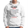 Stag Do Bachelor Party Dares Checklist Game Hoodie