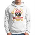 Stand Back Papa Grillt Raglan Kapuzenpullover