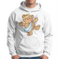 Stuffed Animal Angel Teddy Bear Cute White Hoodie