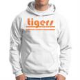 Vintage Tigers Retro Three Stripes Weathered Hoodie