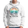 Vintage Never Underestimate An Old Man With An Rc Airplane Hoodie