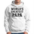 Vintage World's Greatest Papa Best Dadater Wertschätzung Kapuzenpullover