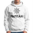 Weltbester Papiatertag Steuerrad Papa Segeln Mittelmeer Kapuzenpullover