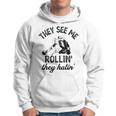 They See Me Rolling They Hatin' Vintage Armbar Jiu-Jitsu Bjj Hoodie