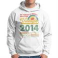 Youth 10Th Birthday Boy Born In 2014 10 Years Old Vintage Hoodie