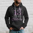 13 It's My Birthday Pink Crown Happy 13Th Birthday Girl Hoodie Gifts for Him
