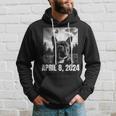 2024 Solar Eclipse French Bulldog Selfie Hoodie Gifts for Him