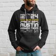 2024 Total Solar Eclipse Austin Tx Schedule Viewing Team Hoodie Gifts for Him
