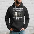 40 Geburtstag Ich Bin Nicht 40 Ich Bin Double 20 Dart Hoodie Geschenke für Ihn