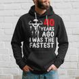 40 Years Ago I Was The Fastest 40Th Birthday Sperm Men Hoodie Gifts for Him