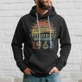 61Th Birthday Awesome Since January 1963 61 Year Old Hoodie Gifts for Him