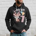 7 Jahre Alt Ich Bin 7 Hirsch Deer 7Th Birthday Black Hoodie Geschenke für Ihn