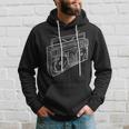 80S & 90S Old School Music Hip Hop Beatbox Boombox Hoodie Gifts for Him