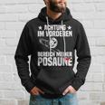 Achtung Trombonist Hoodie Geschenke für Ihn