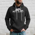 Africa Safari Family Animal Lover Zoo Keeper Elephant Hoodie Gifts for Him