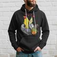 African Grey Cockatiel Sun Conure Senegal Parrot With Hearts Hoodie Gifts for Him