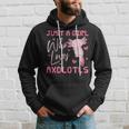 Ajolote Chica Amante De Los Animales Salamandra Axolotl Sudadera Regalos para él