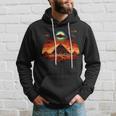 Aliens Space Ufo Ancient Egyptian Pyramids Science Fiction Hoodie Gifts for Him
