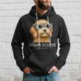America Totality Solar Eclipse 2024 Cute Doodle Dog Dad Mom Hoodie Gifts for Him