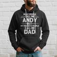 Andy Geschenk Name Lustigeratertag Personalisiert Männer Papa Kapuzenpullover Geschenke für Ihn