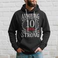 Annoying Each Other For 10 Years 10Th Wedding Anniversary Hoodie Gifts for Him