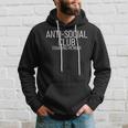 Anti Social Club Founding Member Pocket Introvert Antisocial Hoodie Gifts for Him