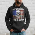 Ar-15 Give Me Liberty Or Give Me Death Skull Ar15 Rifle Hoodie Gifts for Him