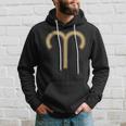 Aries Astrological Symbol Ram Zodiac Sign Hoodie Gifts for Him
