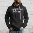 Asexual And High Weed Marijuana Retro Lgbtqia Ace Pride Flag Hoodie Gifts for Him