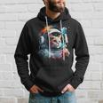 Astronaut Cat Or Space Cat On Galaxy Cat Lover Hoodie Gifts for Him
