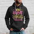 Aunt Of The Birthday Princess Girls Party Family Matching Hoodie Gifts for Him