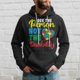 Autism Awareness Month See The Person Not The Disability Hoodie Gifts for Him