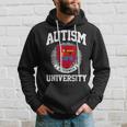 Autism Awareness University Puzzle Pieces Support Autismus Hoodie Gifts for Him