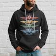 Aviation Airplane Flying Airline Colorful Enthusiast Pilot Hoodie Gifts for Him