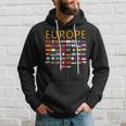 Banderas De Europa Europaiajes Mundial Geografía País Banderas Sudadera Sudadera Regalos para él
