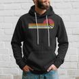 Basketball Sunset Vintage Retro Distressed Hoodie Gifts for Him