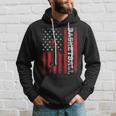 Basketball Usa American Flag Sports Lover Athlete Hoodie Gifts for Him