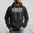 Berkeley California Typeface Vintage Style Hoodie Gifts for Him