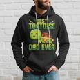 Best Tortoise Dad Ever Vintage Retro Papa Fathers Day Hoodie Gifts for Him