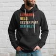 Bester Papa Der Welt Husband Hero Father's Day Christmas Kapuzenpullover Geschenke für Ihn